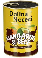 DOLINA NOTECI SUPERFOOD KANGUR I WOŁOWINA puszka dla psa