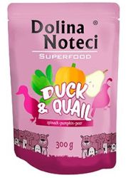 DOLINA NOTECI SUPERFOOD KACZKA I PRZEPIÓRKA saszetka dla psa