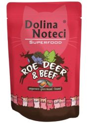 DOLINA NOTECI SUPERFOOD SARNA I WOŁOWINA saszetka dla kota