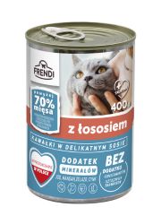 FRENDI MOKRA KARMA DLA KOTA w puszce z łososiem