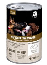 PET REPUBLIC MOKRA KARMA DLA PSA z wątróbką i warzywami