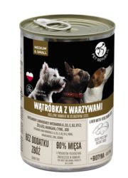PET REPUBLIC MOKRA KARMA DLA PSA z wątróbką i warzywami