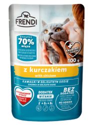 FRENDI MOKRA KARMA DLA KOTA z kurczakiem