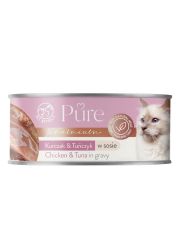 PET REPUBLIC PURE MOKRA KARMA DLA KOTA kurczak i tuńczyk w sosie