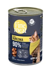 FINE MEAT MOKRA KARMA DLA KOTA danie z kurczakiem