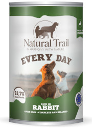 NATURAL TRAIL EVERY DAY MOKRA KARMA DLA PSA - z królikiem