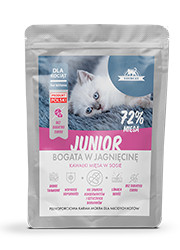 YOURCAT JUNIOR MOKRA KARMA DLA KOCIĄT z jagnięciną w sosie dostępne do wyczerpania zapasów
