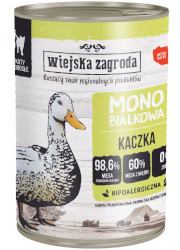 WIEJSKA ZAGRODA KARMA DLA KOTA monobiałkowa kaczka