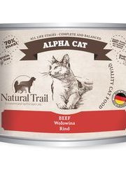 NATURAL TRAIL ALPHA CAT MOKRA KARMA DLA KOTA z wołowiną