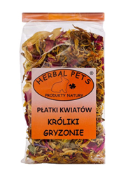 HERBAL PETS PŁATKI KWIATÓW DLA GRYZONI I KRÓLIKA dostępne do wyczerpania zapasów