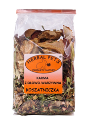 HERBAL PETS KARMA DLA KOSZATNICZKI ziołowo warzywna dostępne do wyczerpania zapasów