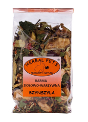 HERBAL PETS KARMA DLA SZYNSZYLI ziołowo owocowa dostępne do wyczerpania zapasów