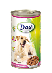 DAX MOKRA KARMA DLA PSA mięsne kawałki z jagnięciną DAX MOKRA KARMA DLA PSA mięsne kawałki z jagnięciną