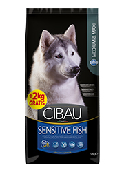 FARMINA CIBAU SENSITIVE FISH MEDIUM / MAXI KARMA DLA PSA z rybą