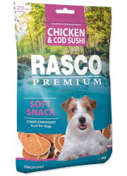 RASCO PREMIUM SOFT SNACK CHICKEN and COD SUSHI przysmaki dla psa