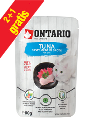 ONTARIO KARMA DLA KOTA saszetki z tuńczykiem w rosole
