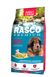 RASCO PREMIUM ADULT LARGE KARMA DLA PSÓW RAS DUŻYCH