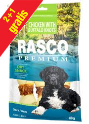 RASCO PREMIUM WIĄZANE KOŚCI DLA PSA 6cm - z kurczakiem