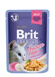 BRIT PREMIUM CAT KARMA DLA KOTA - z kurczakiem w galaretce