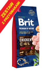 BRIT PREMIUM BY NATURE ADULT LARGE KARMA DLA PSA
