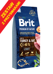 BRIT PREMIUM BY NATURE LIGHT NISKOKALORYCZNA KARMA DLA PSA