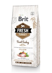 BRIT FRESH ADULT FIT / SLIM INDYK I ZIELONY GROSZEK KARMA DLA PSA