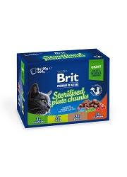 BRIT PREMIUM CAT KARMA DLA STERYLIZOWANEGO KOTA mix smaków w sosie