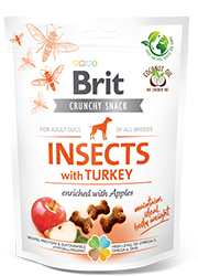 BRIT CARE CRUNCHY CRACKER INSECT / TURKEY PRZYSMAK DLA PSA