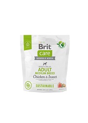 BRIT CARE SUSTAINABLE ADULT MEDIUM CHICKEN INSECT KARMA DLA PSA