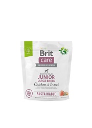 BRIT CARE SUSTAINABLE JUNIOR LARGE CHICKEN INSECT KARMA DLA SZCZENIAKA