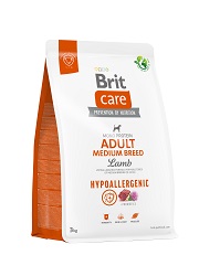 BRIT CARE HYPOALLERGENIC ADULT MEDIUM LAMB KARMA DLA PSA