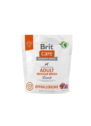 BRIT CARE HYPOALLERGENIC ADULT MEDIUM LAMB KARMA DLA PSA