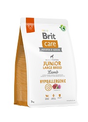 BRIT CARE HYPOALLERGENIC JUNIOR LARGE LAMB KARMA DLA SZCZENIAKA