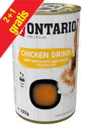 ONTARIO CHICKEN DRINK KARMA UZUPEŁNIAJĄCA DLA KOTA z kurczakiem