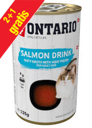 ONTARIO SALMON DRINK KARMA UZUPEŁNIAJĄCA DLA KOTA z łososiem