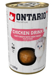 ONTARIO CHICKEN DRINK KARMA UZUPEŁNIAJĄCA DLA KOCIĄT z kurczakiem