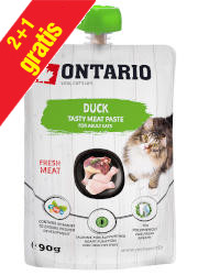 ONTARIO DUCK TASTY MEAT PASTE KARMA UZUPEŁNIAJĄCA DLA KOTA z kaczką