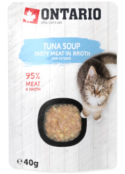 ONTARIO TUNA SOUP KARMA DLA KOCIĄT - zupa z kawałkami tuńczyka warzywami i ryżem