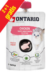 ONTARIO CHICKEN TASTY MEAT PASTE KARMA UZUPEŁNIAJĄCA DLA KOCIĄT z kurczakiem