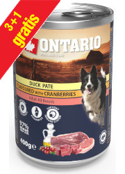 ONTARIO PATE KARMA DLA PSA kaczka z żurawiną