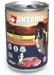 ONTARIO PATE KARMA DLA PSA kaczka z żurawiną