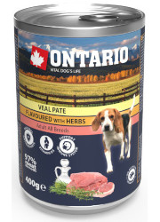 ONTARIO PATE KARMA DLA PSA cielęcina w ziołach