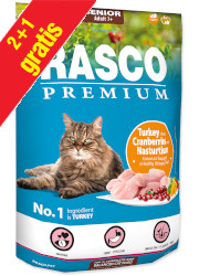 RASCO PREMIUM CAT SENIOR KARMA DLA KOTA - z indykiem żurawiną i nasturcją