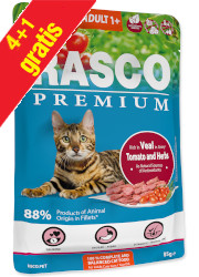 RASCO PREMIUM KARMA DLA KOTA - cielęcina w pomidorach z ziołami fileciki w sosie