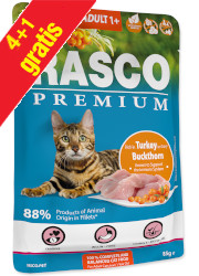 RASCO PREMIUM KARMA DLA KOTA - indyk z rokitnikiem fileciki w sosie