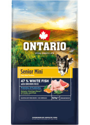 ONTARIO SENIOR MINI FISH AND BROWN RICE KARMA DLA PSÓW RAS MAŁYCH