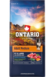 ONTARIO ADULT MEDIUM LAMB AND BROWN RICE KARMA DLA DOROSŁYCH PSÓW RAS ŚREDNICH