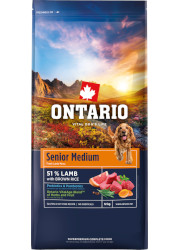 ONTARIO SENIOR MEDIUM LAMB AND BROWN RICE KARMA DLA DOROSŁYCH PSÓW RAS ŚREDNICH