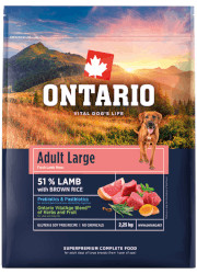 ONTARIO ADULT LARGE LAMB AND BROWN RICE KARMA DLA DOROSŁYCH PSÓW RAS DUŻYCH