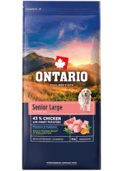 ONTARIO SENIOR LARGE CHICKEN and SWEET POTATOES KARMA DLA PSÓW RAS DUŻYCH